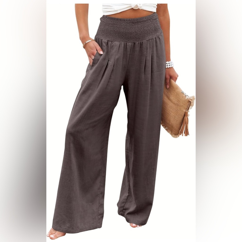 Casual Coffee Women's Wide-Leg Pants